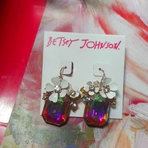 Gorgeous Betsy Johnson earrings! Brand new! Never worn!!